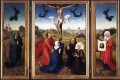 Tríptico de la Crucifixión del pintor holandés Rogier van der Weyden